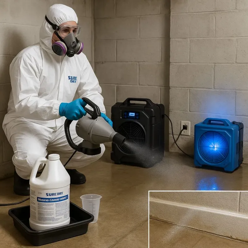 Sanitization and Odor Removal process in Church Hill, TN